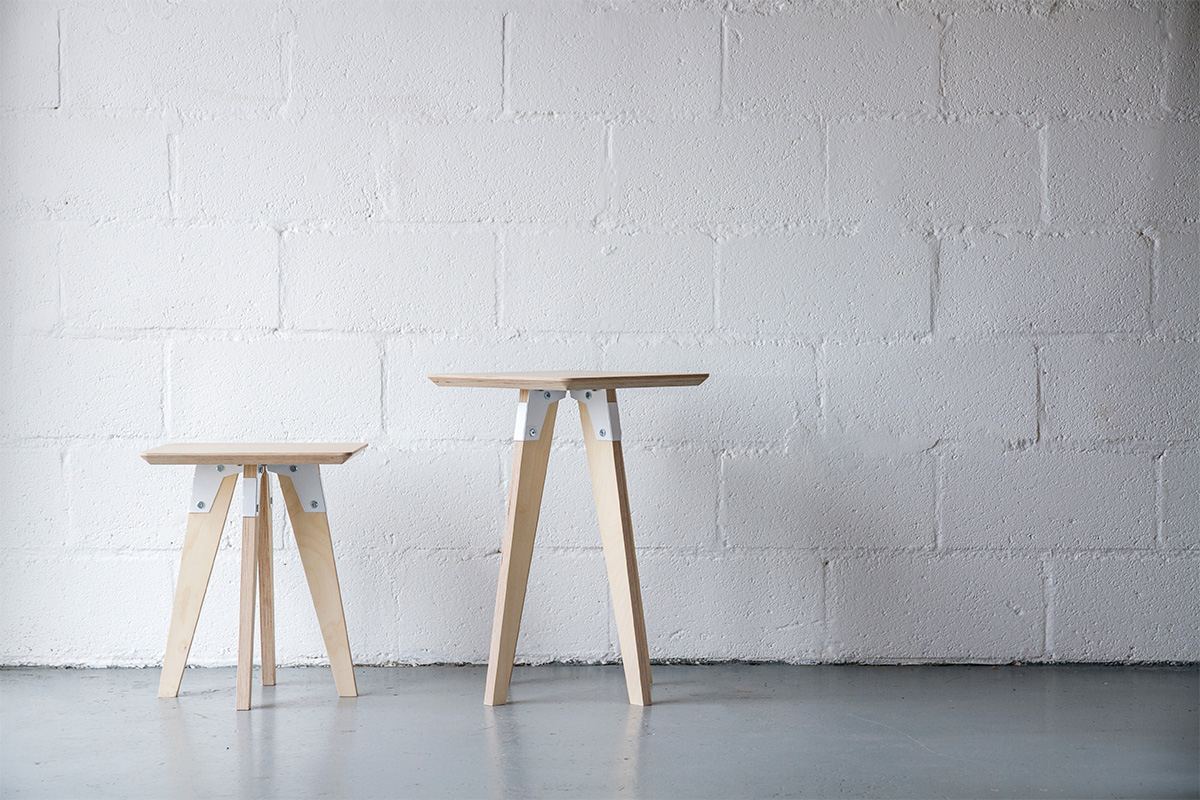 pair of modsys side tables showing different available sizes